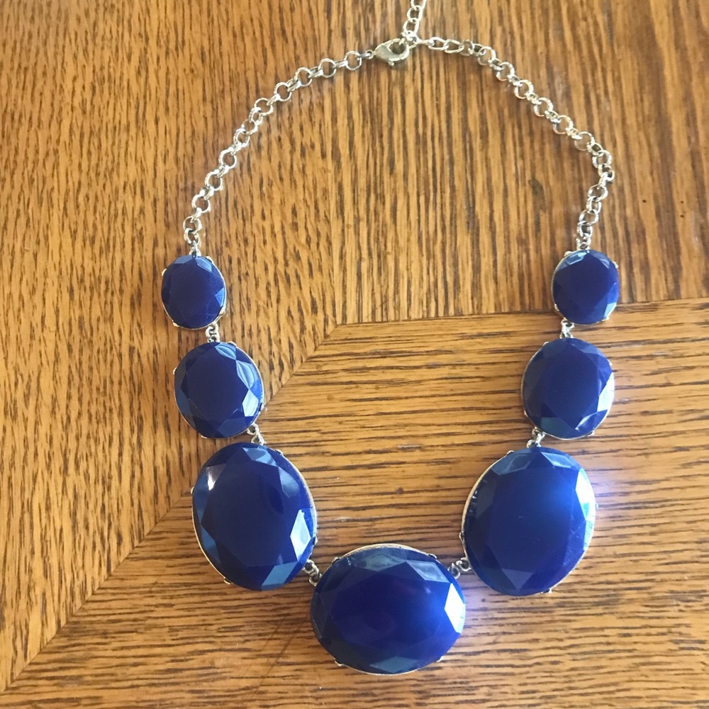 Pretty blue and gold necklace